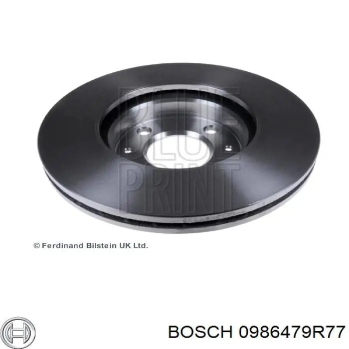 Диск гальмівний передній Bosch 0986479R77