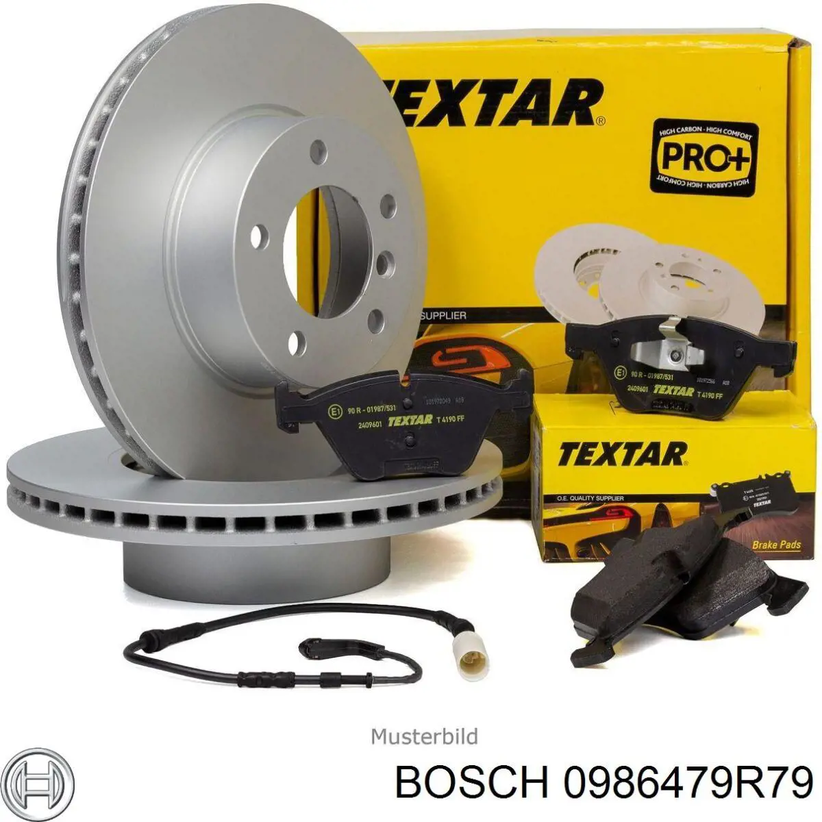 0986479R79 Bosch диск гальмівний передній