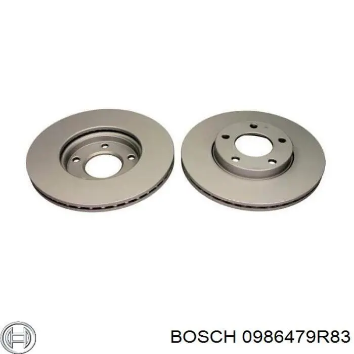 0986479R83 Bosch Гальмо дискове переднє