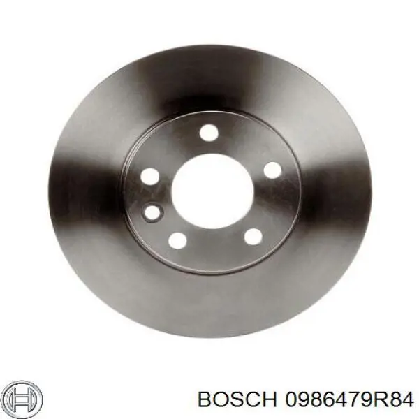 Гальмівні диски передні 0986479R84 Bosch