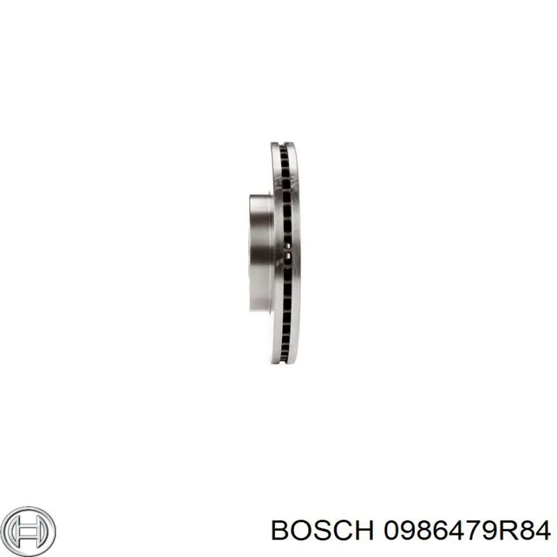 Диск гальмівний передній 0986479R84 Bosch