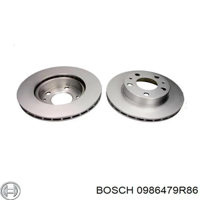 0986479R86 Bosch Гальмо дискове переднє