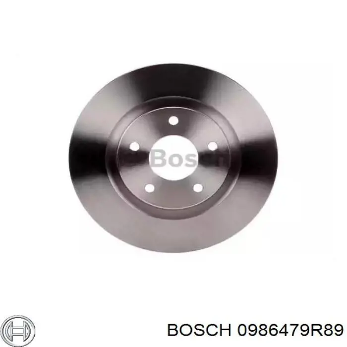 0986479R89 Bosch диск гальмівний передній