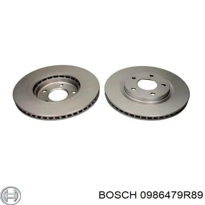 0986479R89 Bosch Гальмо дискове переднє