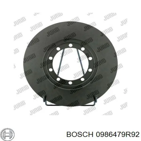 Купити 0986479R92 Bosch Диск заднього гальма