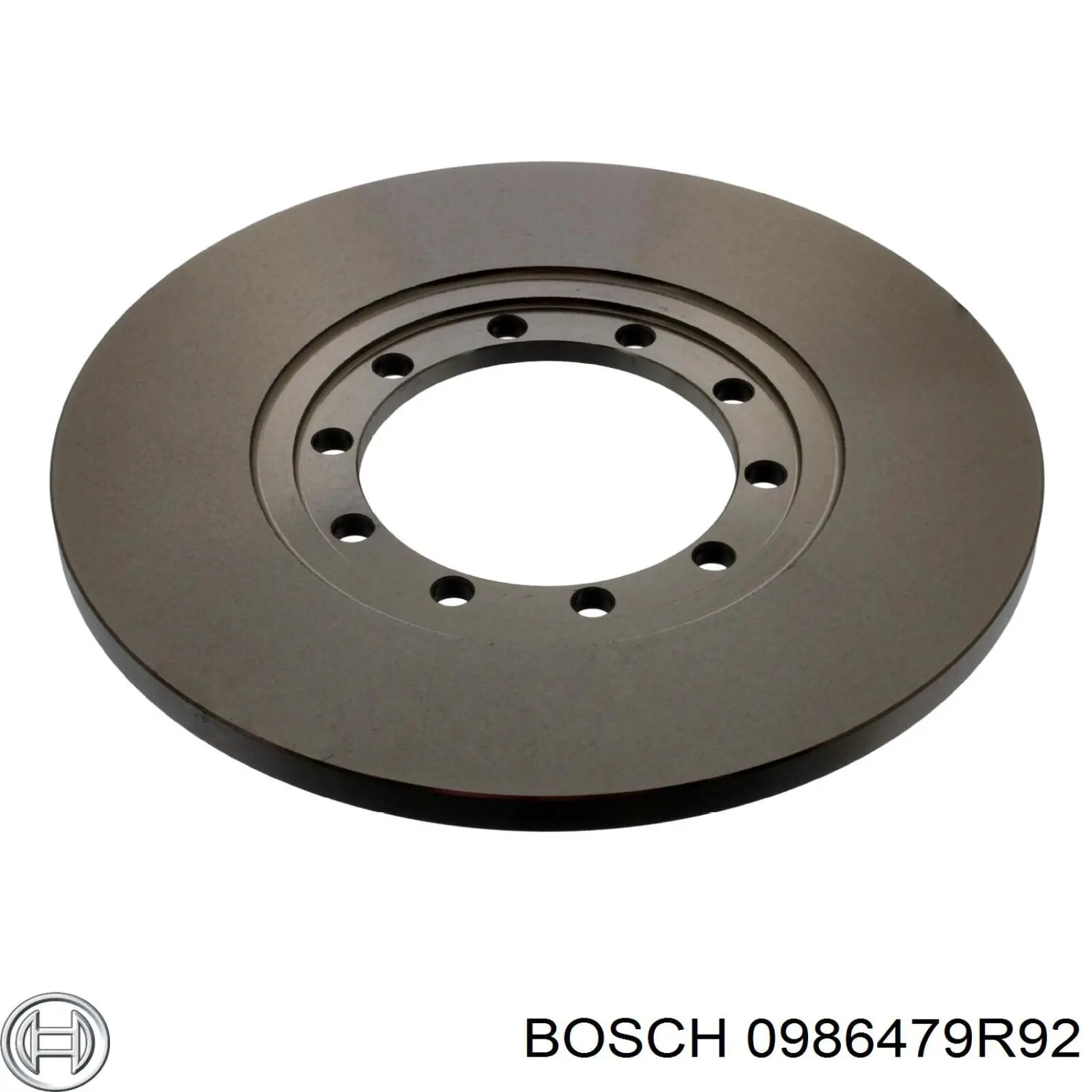 0986479R92 Bosch диск гальмівний задній