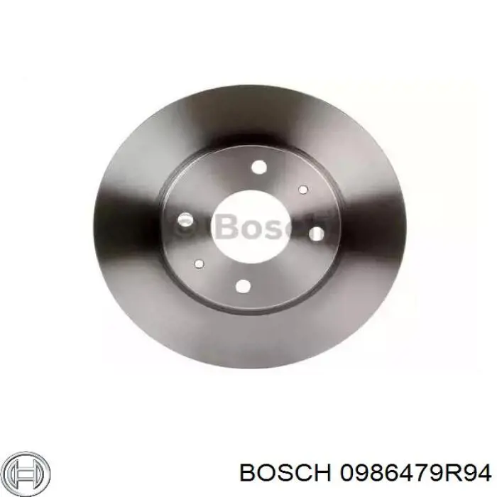 Диск гальмівний передній 0986479R94 Bosch