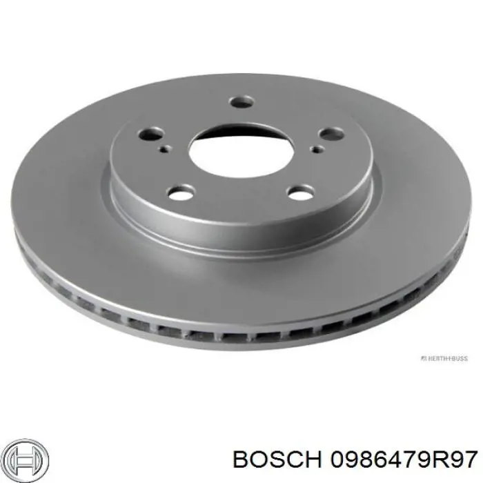 Гальмівні диски передні 0986479R97 Bosch