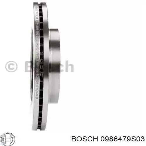 0986479S03 Bosch диск гальмівний передній