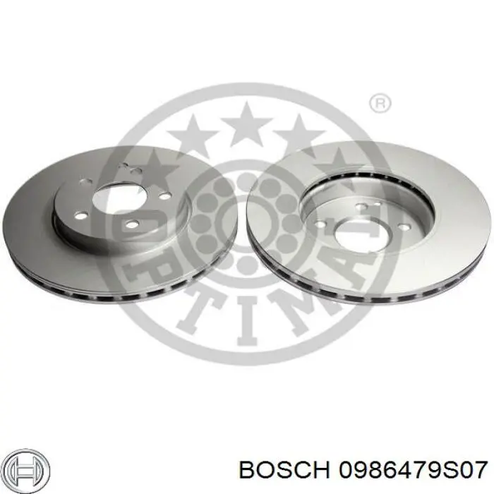 Купити 0986479S07 Bosch Ротор гальмівний