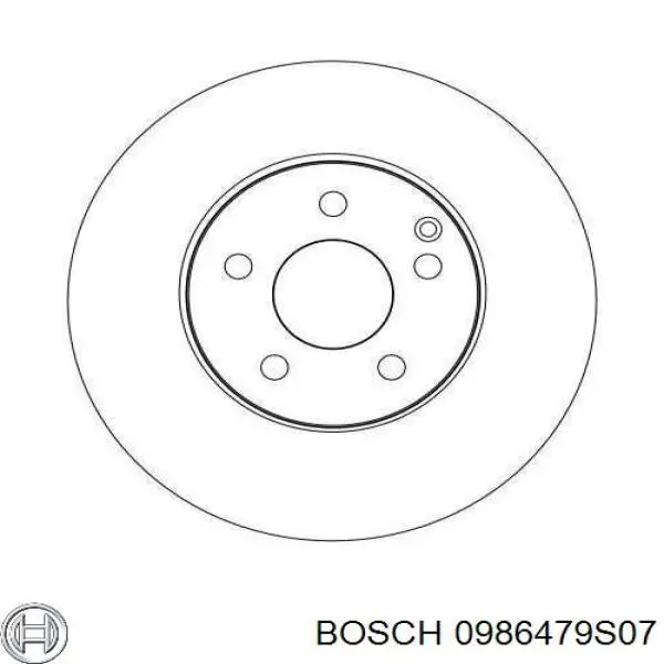 Гальмівні диски передні 0986479S07 Bosch