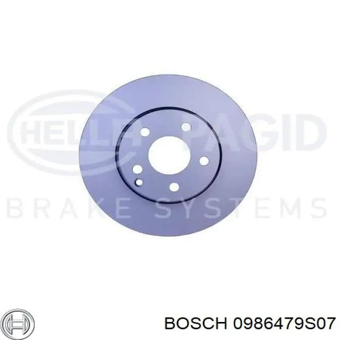 Гальмівні диски передні 0986479S07 Bosch