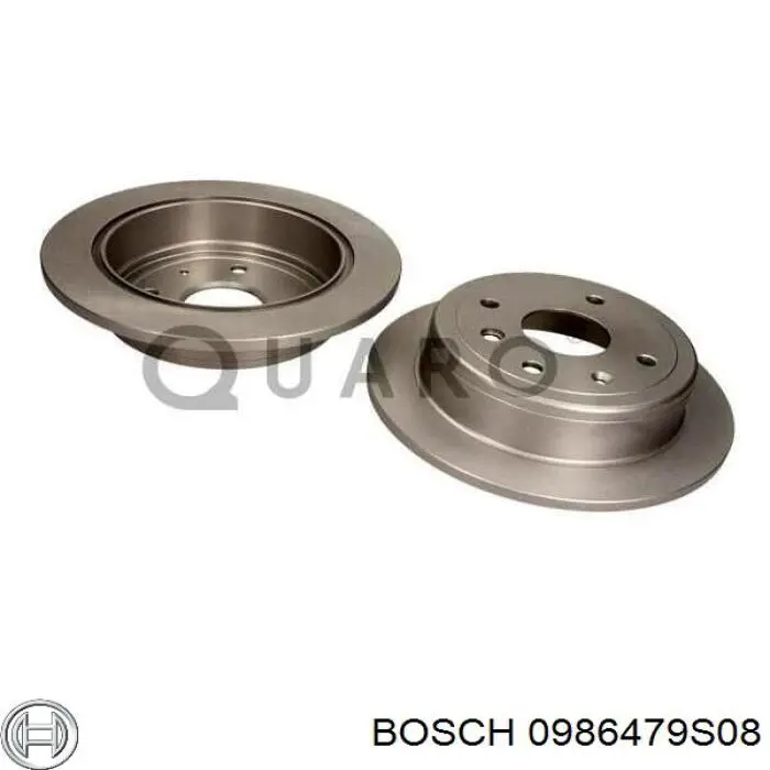 0986479S08 Bosch Дискові гальма