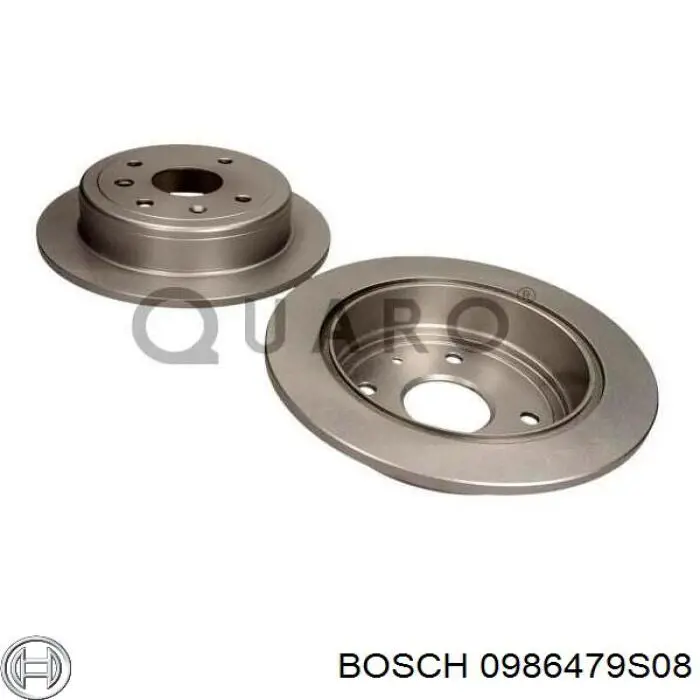 Гальмівні диски 0986479S08 Bosch