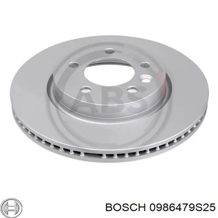 0986479S25 Bosch диск гальмівний передній