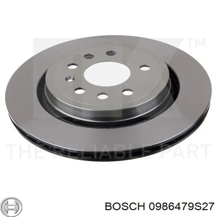 Гальмівні диски 0986479S27 Bosch
