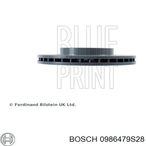 Гальмівні диски передні 0986479S28 Bosch