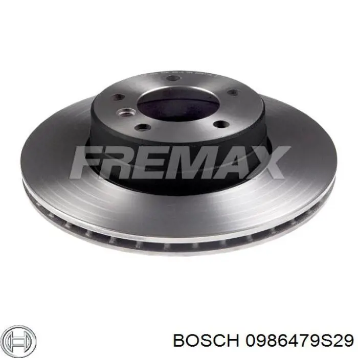 Диск переднього гальма Bosch 0986479S29 ціна, від 56.65 USD