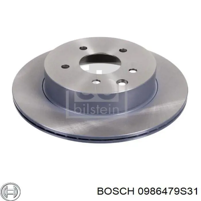 Гальмівні диски 0986479S31 Bosch