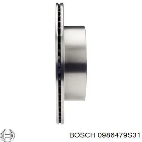 Диск гальмівний задній Bosch 0986479S31