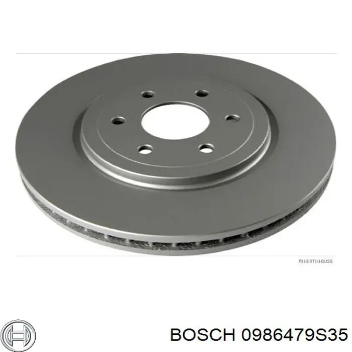 0986479S35 Bosch диск гальмівний передній