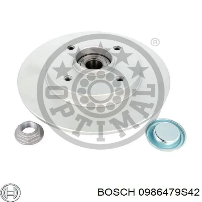 Задні дискові гальма Bosch 0986479S42 ціна, від 62.57 USD