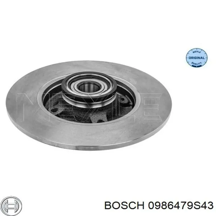 Задні дискові гальма Bosch 0986479S43 ціна, від 42.56 USD