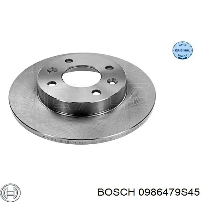 0986479S45 Bosch диск гальмівний передній