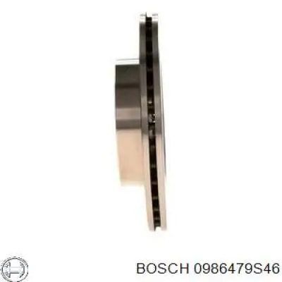 Диск переднього гальма Bosch 0986479S46 ціна, від 21.16 USD