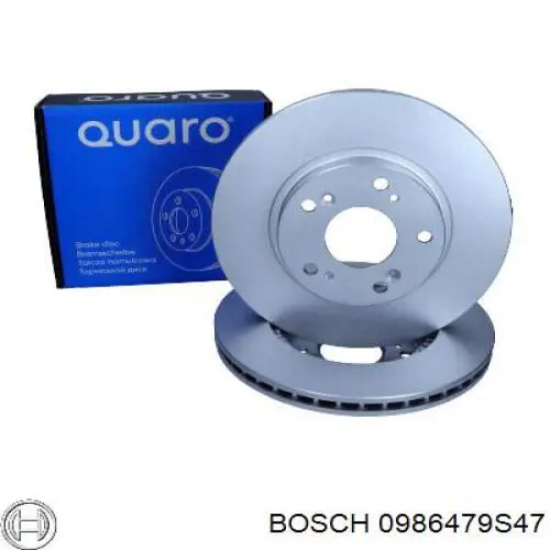 Гальмівні диски передні 0986479S47 Bosch