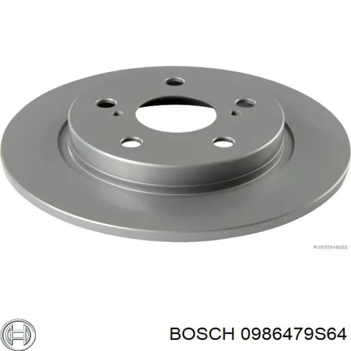 Купити 0986479S64 Bosch Диск заднього гальма