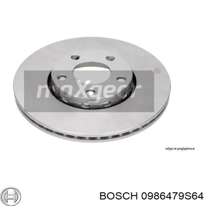 Гальмівні диски 0986479S64 Bosch
