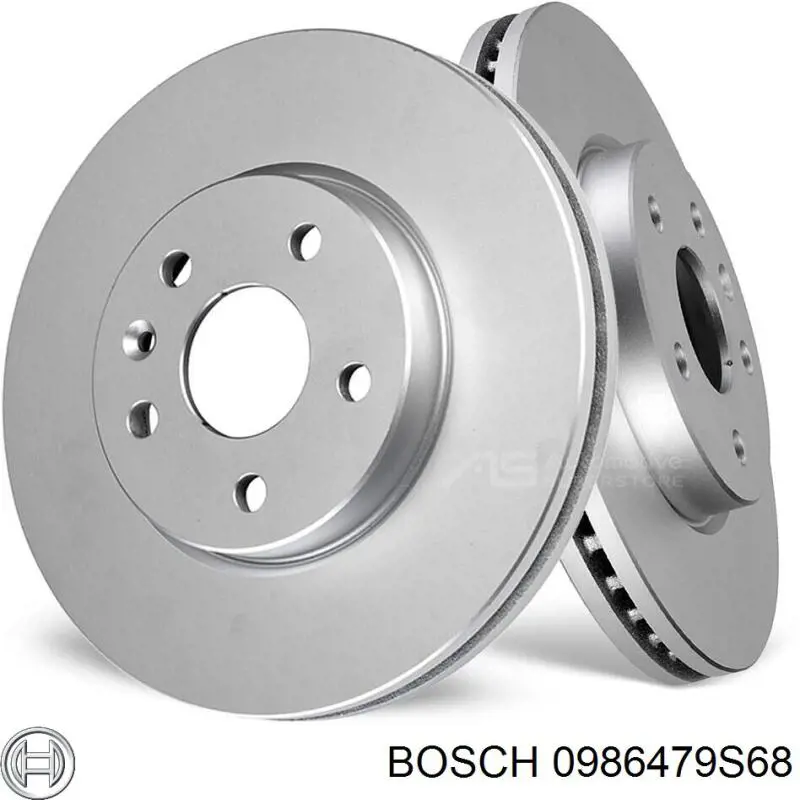 0986479S68 Bosch диск гальмівний задній