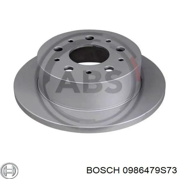 0986479S73 Bosch диск гальмівний задній
