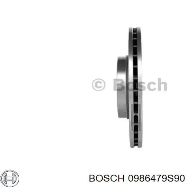 Гальмівні диски передні 0986479S90 Bosch