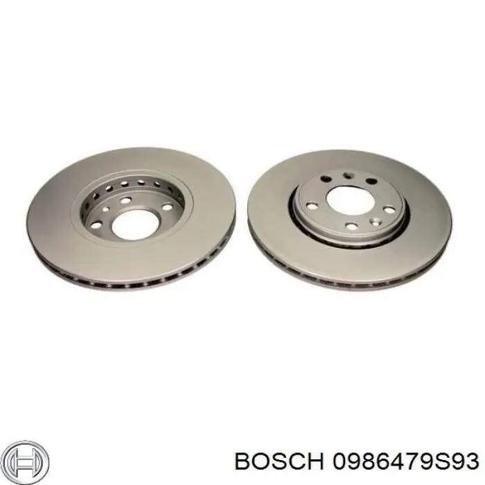 Гальмівні диски передні 0986479S93 Bosch