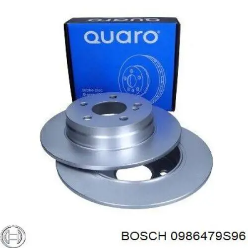 Купити 0986479S96 Bosch Диск заднього гальма