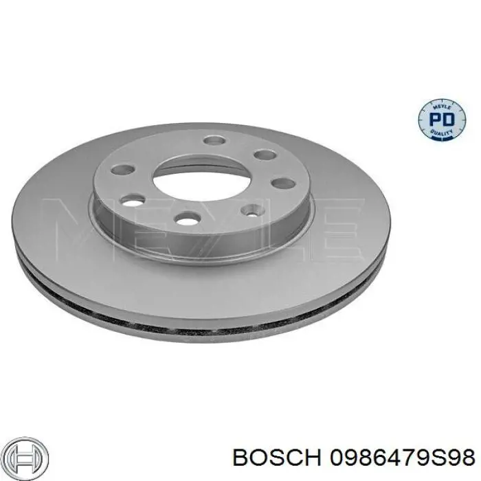 Гальмівні диски передні 0986479S98 Bosch