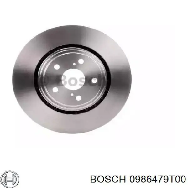 0986479T00 Bosch диск гальмівний передній