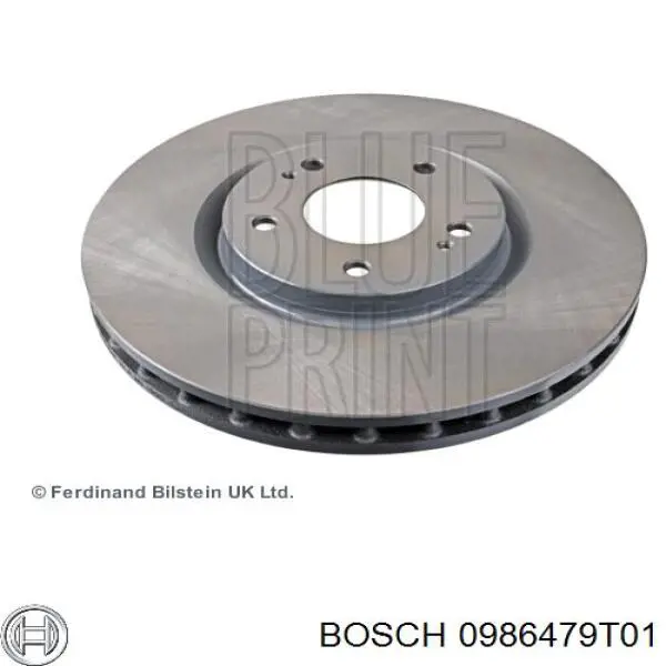 0986479T01 Bosch Гальмо дискове переднє