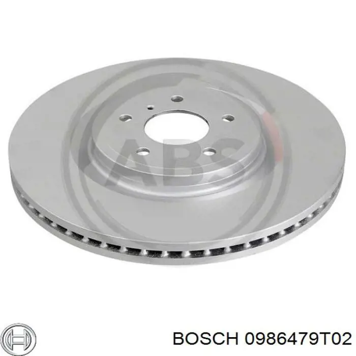 0986479T02 Bosch диск гальмівний передній