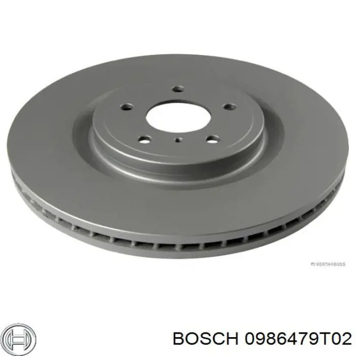 Гальмівні диски передні 0986479T02 Bosch