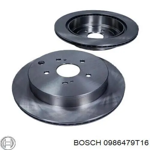 Гальмівні диски 0986479T16 Bosch