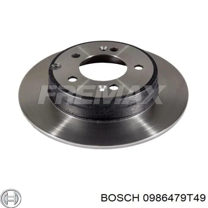 Гальмівні диски 0986479T49 Bosch