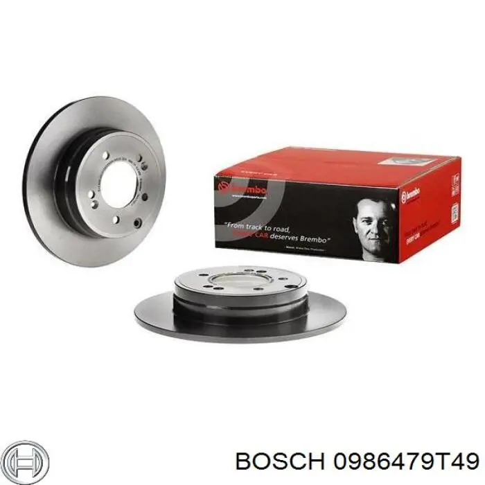 Задні дискові гальма Bosch 0986479T49 ціна, від 31.54 USD