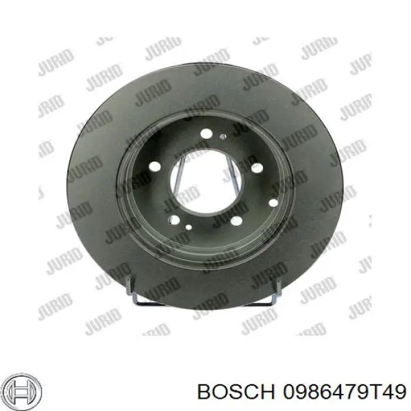 Купити 0986479T49 Bosch Диск заднього гальма