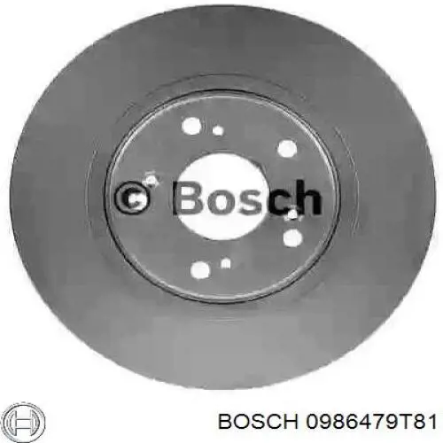 Гальмівні диски 0986479T81 Bosch