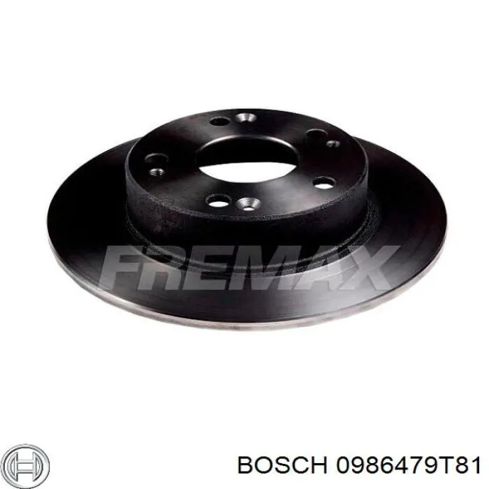 Задні дискові гальма Bosch 0986479T81 ціна, від 21.45 USD