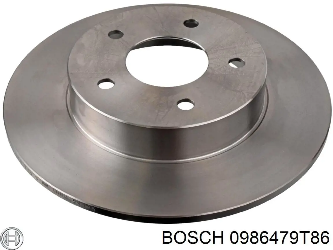 0986479T86 Bosch диск гальмівний задній