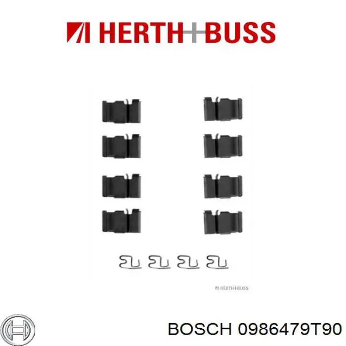 Задні дискові гальма Bosch 0986479T90 ціна, від 44.29 USD